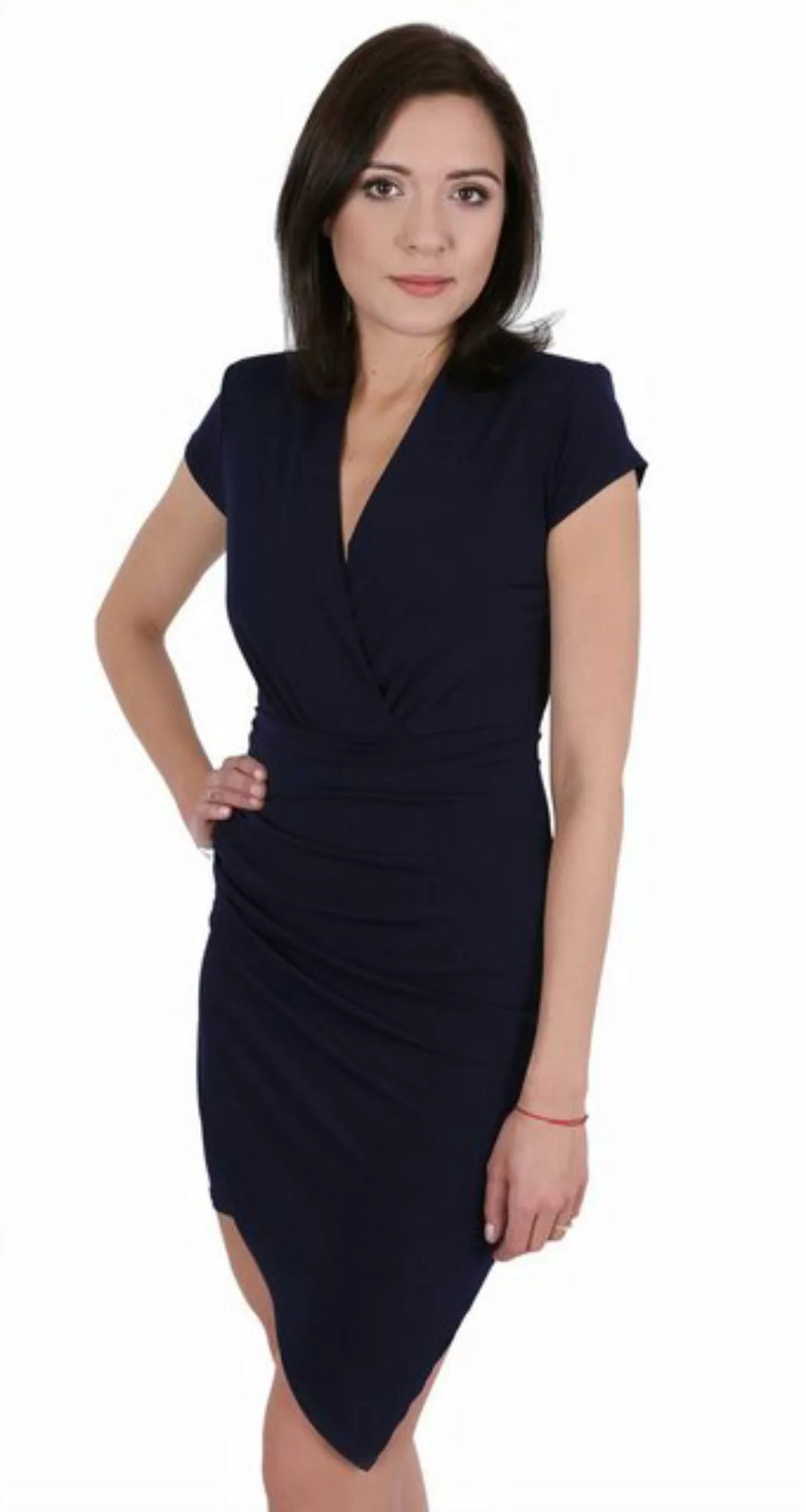 Sarcia.eu Minikleid Marineblaues asymmetrisches Kleid von JOHN ZACK M günstig online kaufen
