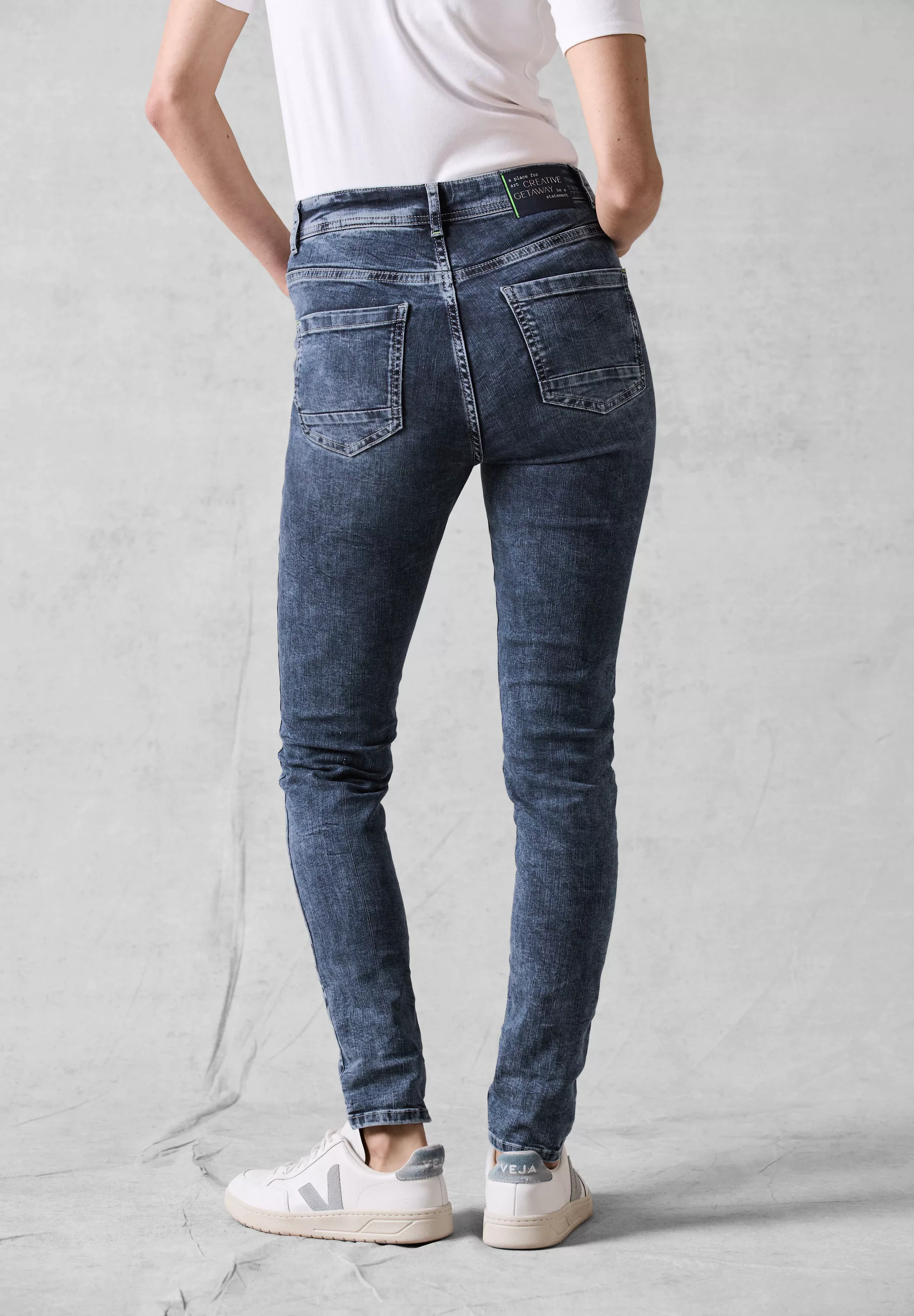 Cecil Slim-fit-Jeans High Waist günstig online kaufen