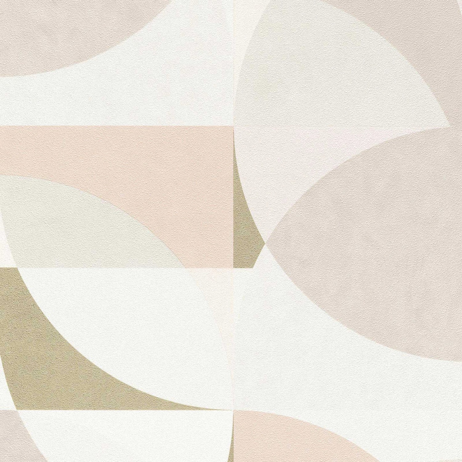 Bricoflor Kreise Tapete in Rosa Creme Beige Retro Vliestapete Geometrisch f günstig online kaufen