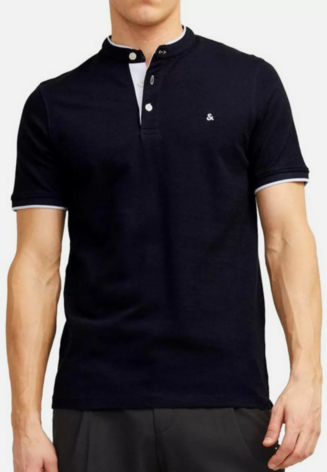 Jack & Jones Herren Poloshirt JJEPAULOS MAO - Slim Fit günstig online kaufen