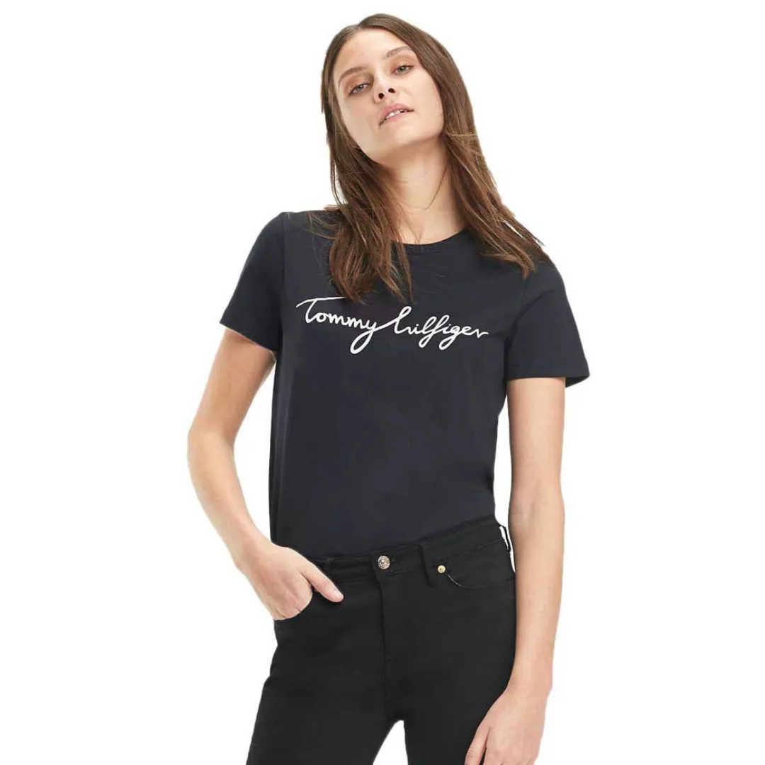Tommy Hilfiger T-Shirt HERITAGE CREW NECK GRAPHIC TEE mit Tommy Hilfiger Sc günstig online kaufen