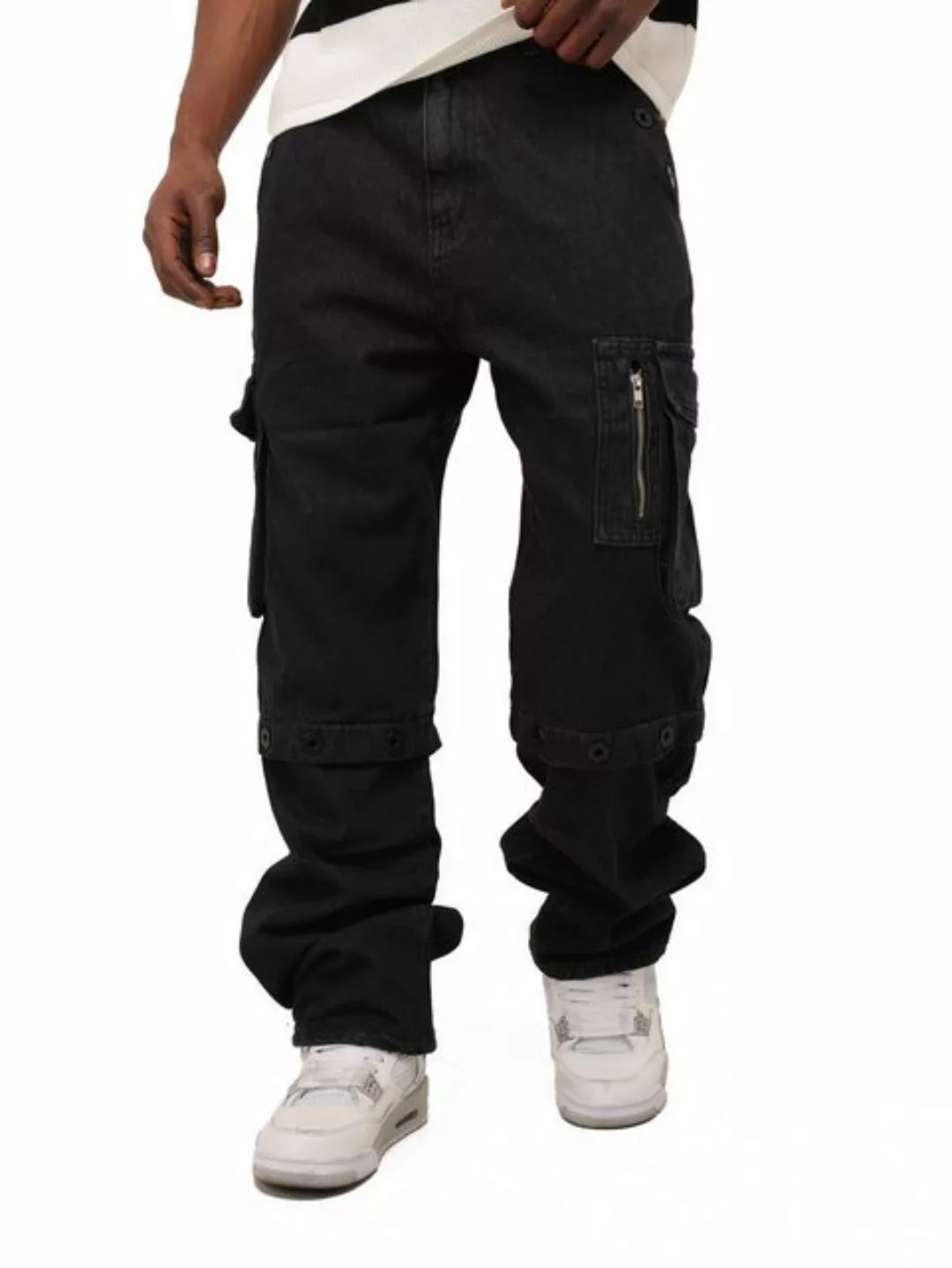 Denim House Loose-fit-Jeans Herren Baggy Jeans, Double Knee Pant Loose Fit günstig online kaufen