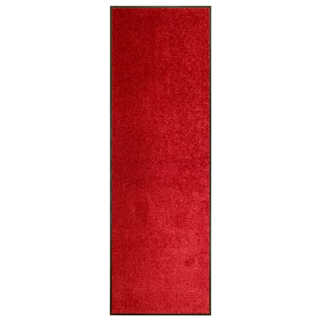 Fußmatte Waschbar Rot 60x180 Cm günstig online kaufen