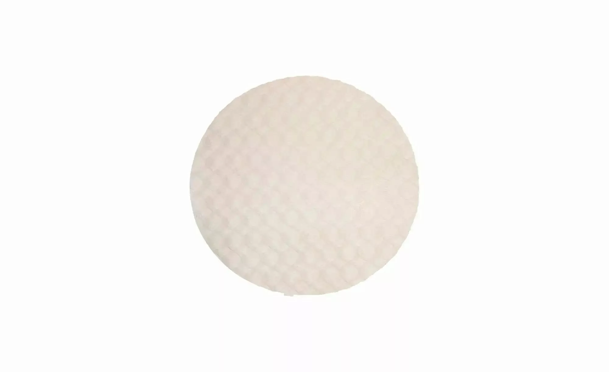 Teppich   ¦ beige ¦ Synthetische Fasern ¦ Maße (cm): B: 120 H: 3  Ø: 120 Te günstig online kaufen