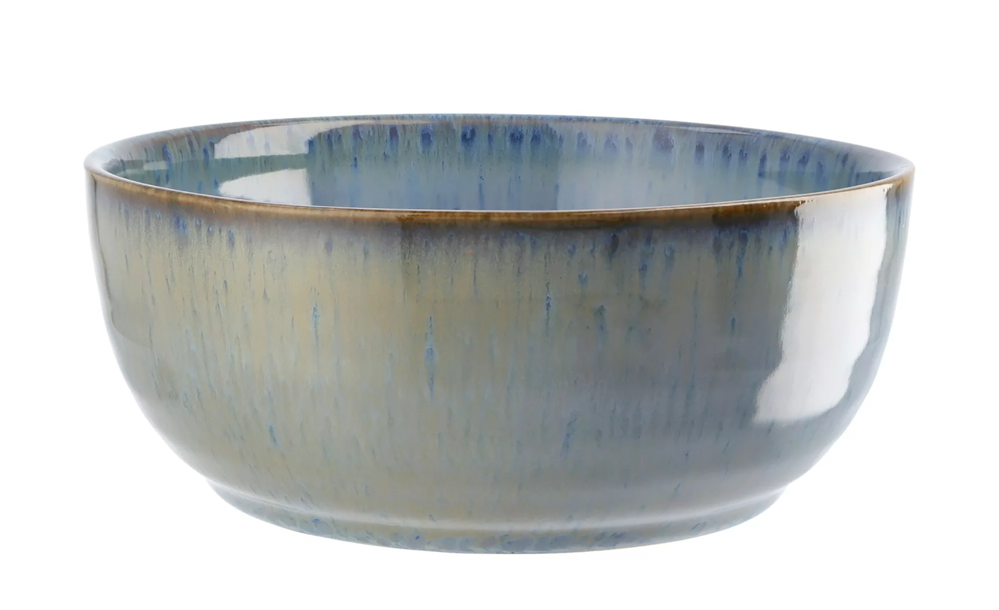 ASA SELECTION Schale  Poke Bowl ¦ blau ¦ Steinzeug ¦ Maße (cm): H: 7  Ø: 18 günstig online kaufen