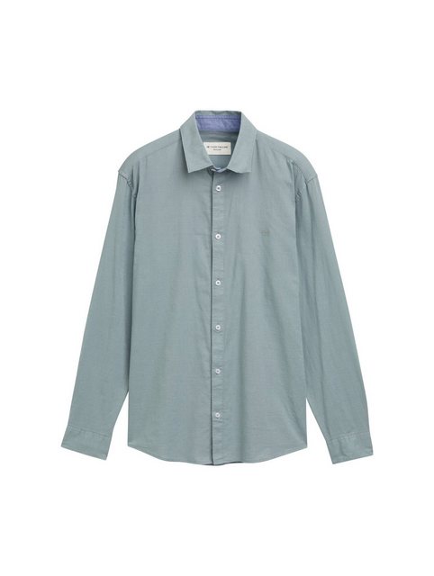 TOM TAILOR Langarmhemd Regular Fit Chambray Hemd günstig online kaufen