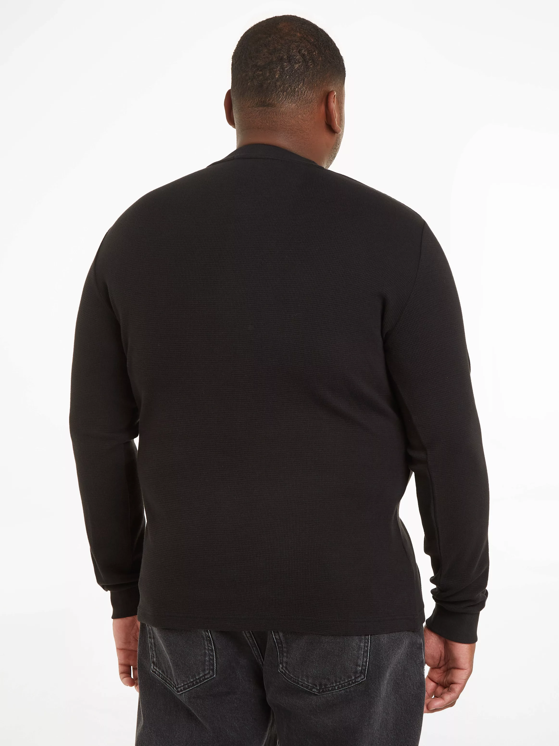 Calvin Klein Jeans Plus Langarmshirt PLUS WAFFLE LS TEE günstig online kaufen