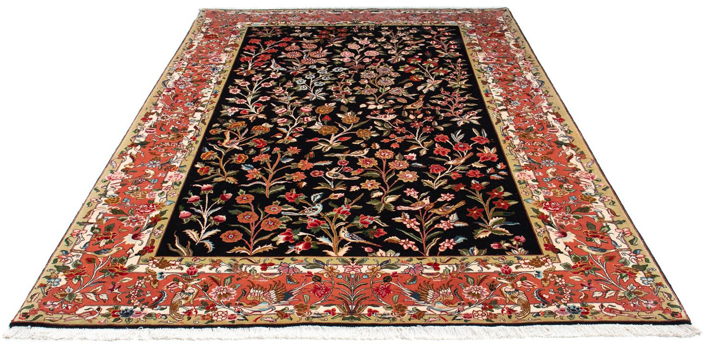 morgenland Orientteppich »Perser - Täbriz - Royal - 268 x 175 cm - dunkelbl günstig online kaufen