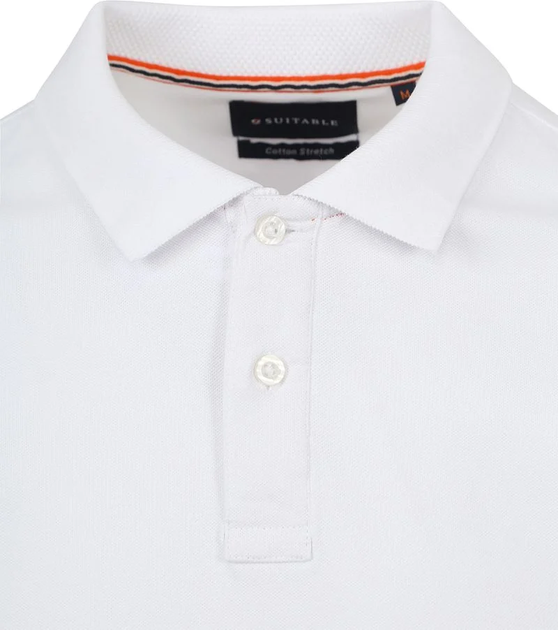 Suitable Cas Poloshirt Weiß - Größe S günstig online kaufen