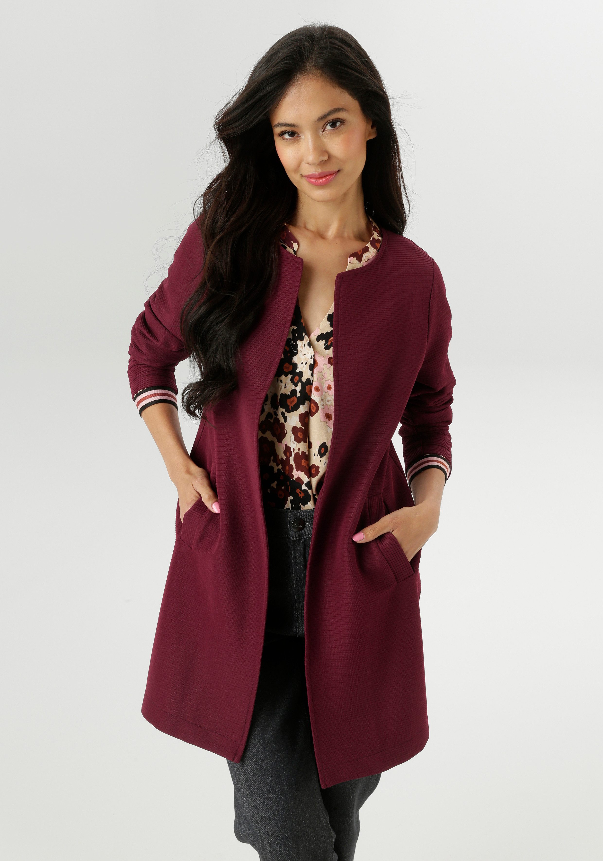 Aniston SELECTED Longblazer, in modischer Länge günstig online kaufen