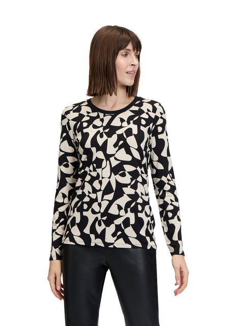 Betty Barclay Kurzarmshirt Betty Barclay Basic Shirt mit Print (1-tlg) Ripp günstig online kaufen