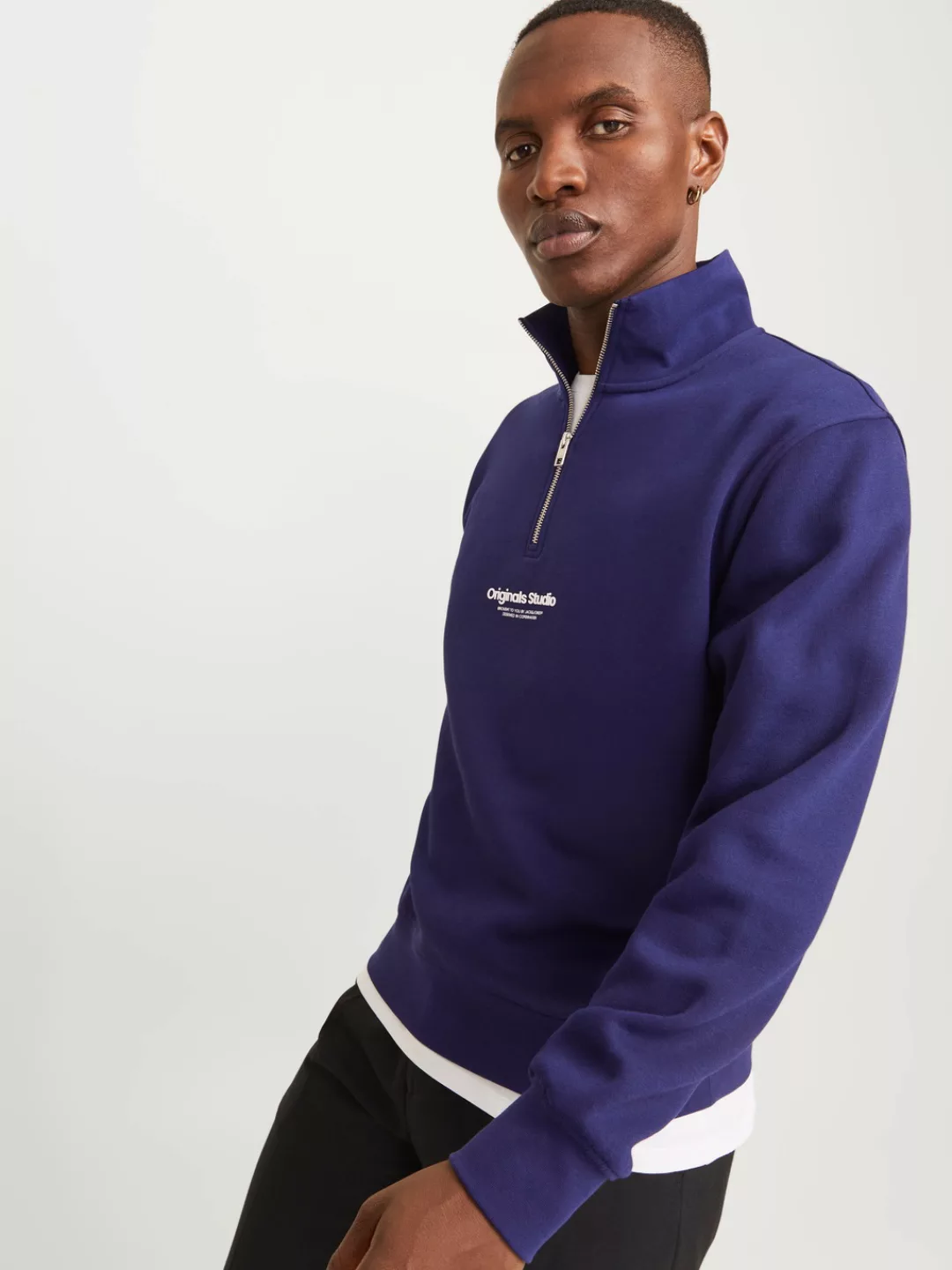 Jack & Jones Sweatshirt "JORVESTERBRO SWEAT QUARTER ZIP HN NOOS" günstig online kaufen