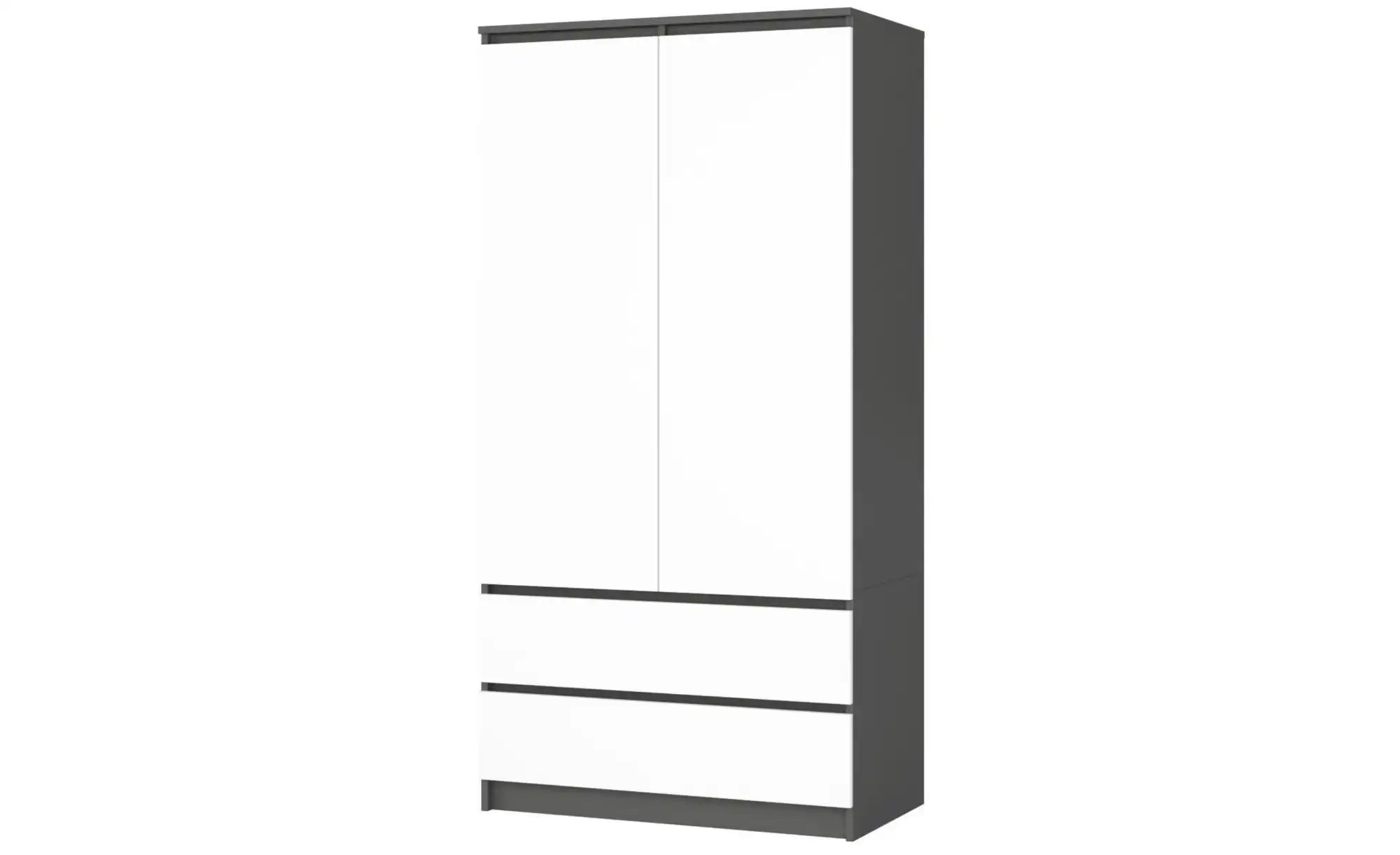Drehtürenschrank mit 2 Schubladen Oda ¦ mehrfarbig ¦ Maße (cm): B: 90 H: 18 günstig online kaufen