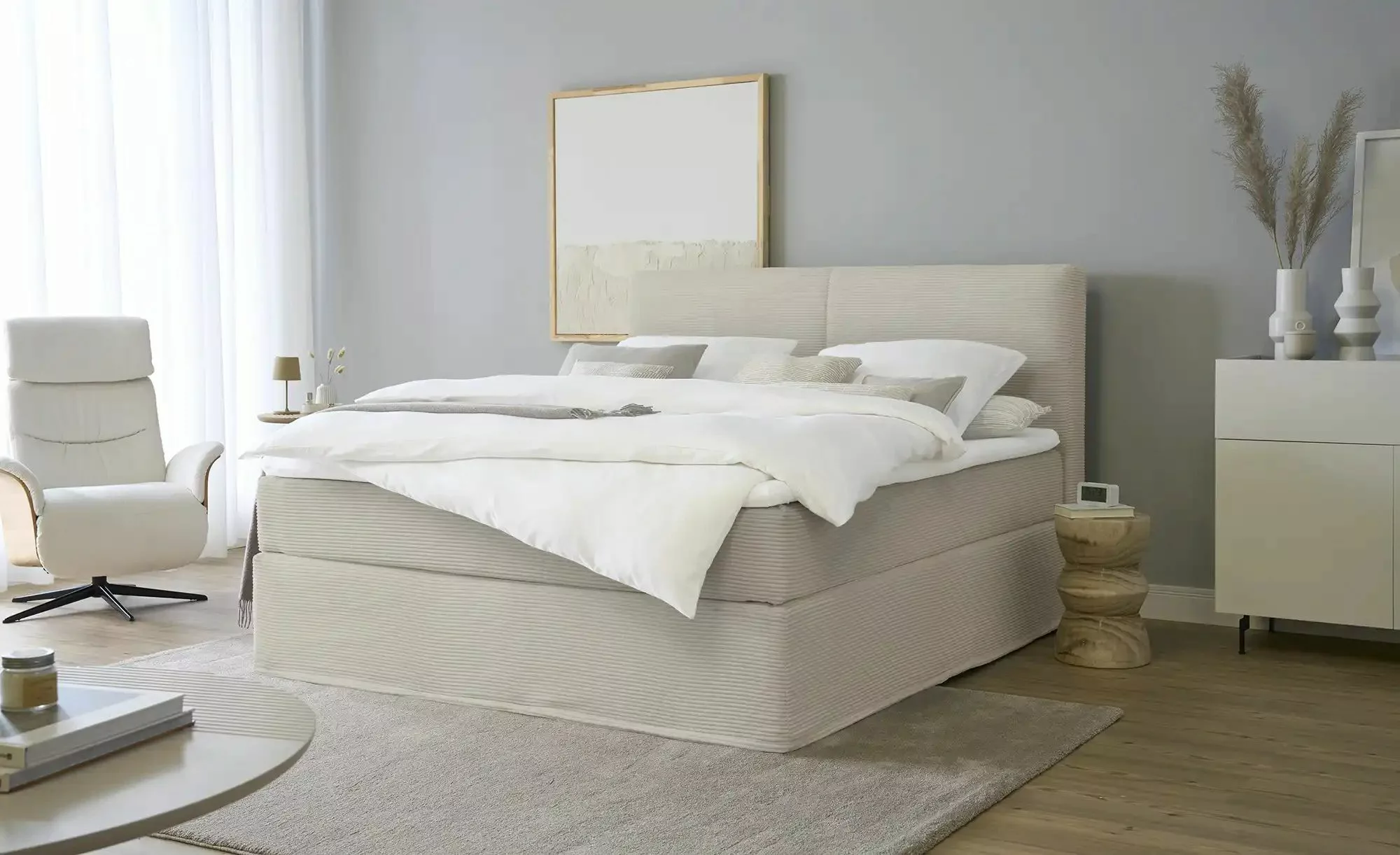 Boxi Boxspringbett  Boxi Classic ¦ beige ¦ Maße (cm): B: 160 H: 125 Betten günstig online kaufen