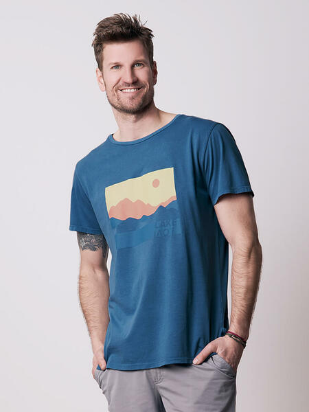 Natural Dye T-shirt Blau günstig online kaufen