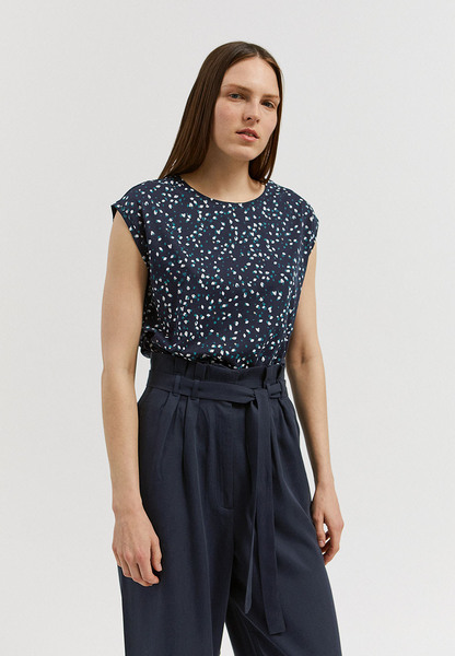 Jennaa Small Flower Sprinkle - Damen T-shirt Aus Tencel Lyocell Mix günstig online kaufen