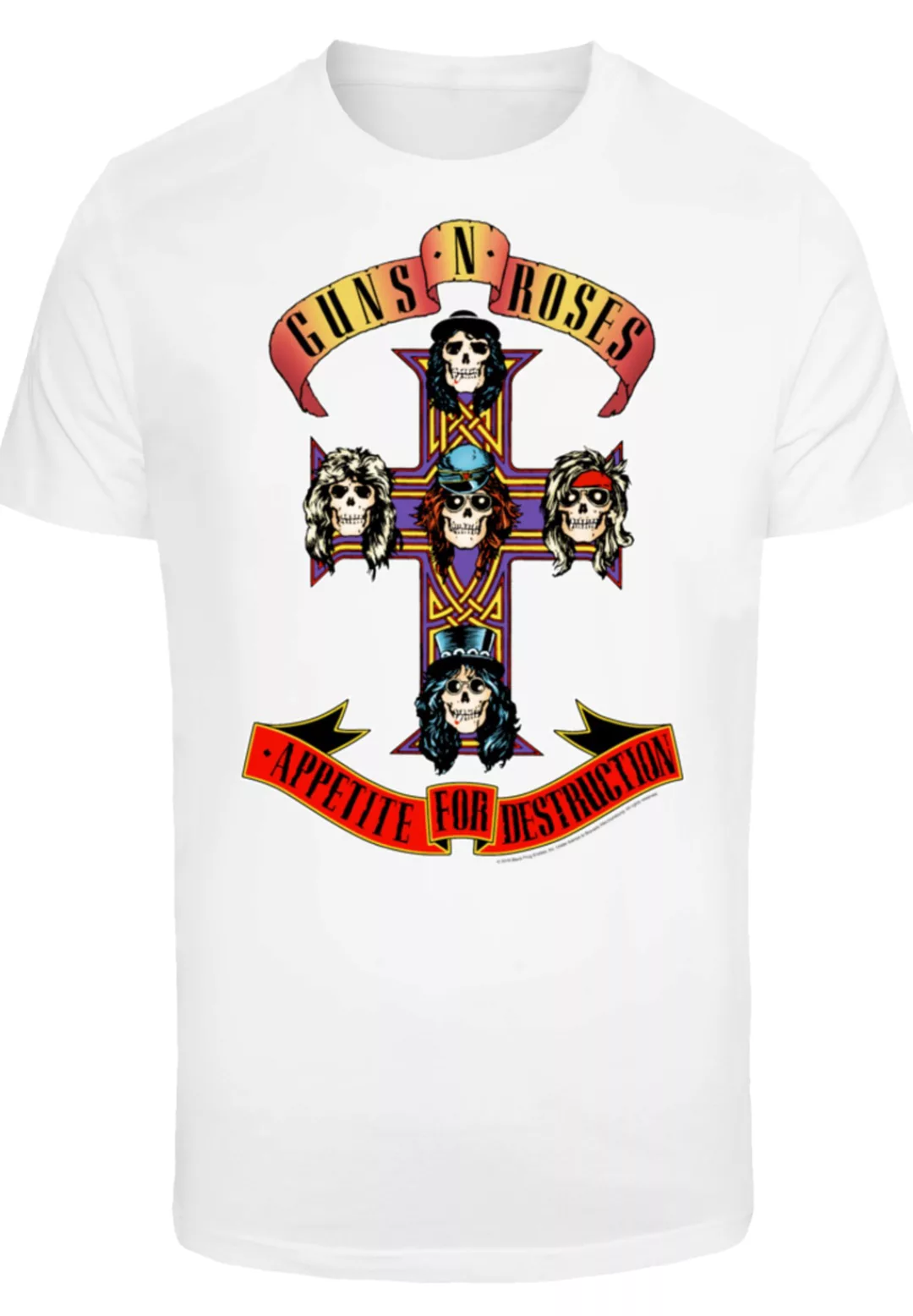 F4NT4STIC T-Shirt "Guns n Roses Appetite For Destruction", Print günstig online kaufen