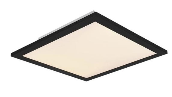LED-Deckenleuchte ⌀29cm Metall Schwarz / Weiß günstig online kaufen