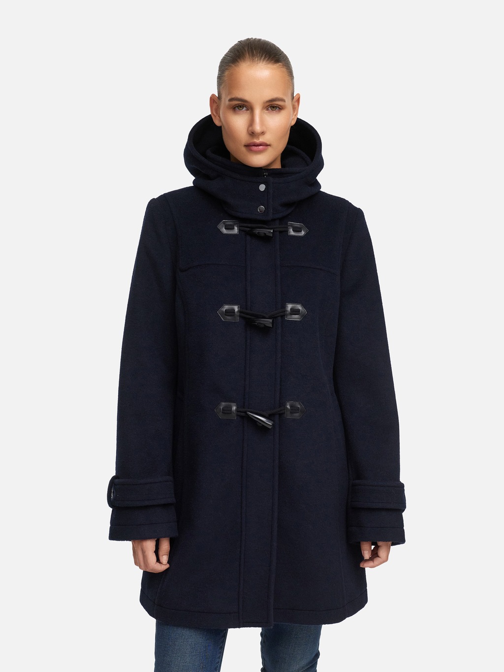 MANISA Dufflecoat, mit abnehmbarer Kapuze und Knebelverschlüssen günstig online kaufen