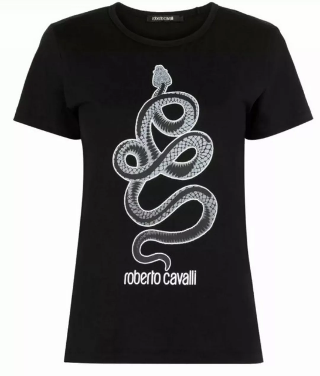 roberto cavalli T-Shirt Firenze RC Monogram Snake-Print Slim Fit Street-Chi günstig online kaufen