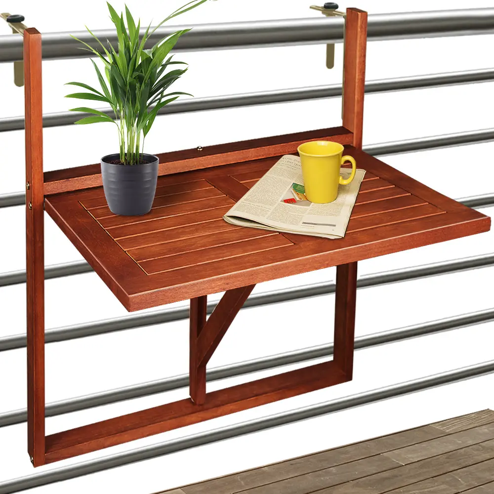 Balkonhängetisch Akazienholz 65x45x87cm FSC®-zertifiziert klappbar günstig online kaufen