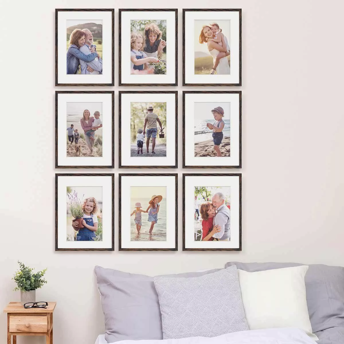 PHOTOLINI Bilderrahmen 9er Set 30x40 cm günstig online kaufen