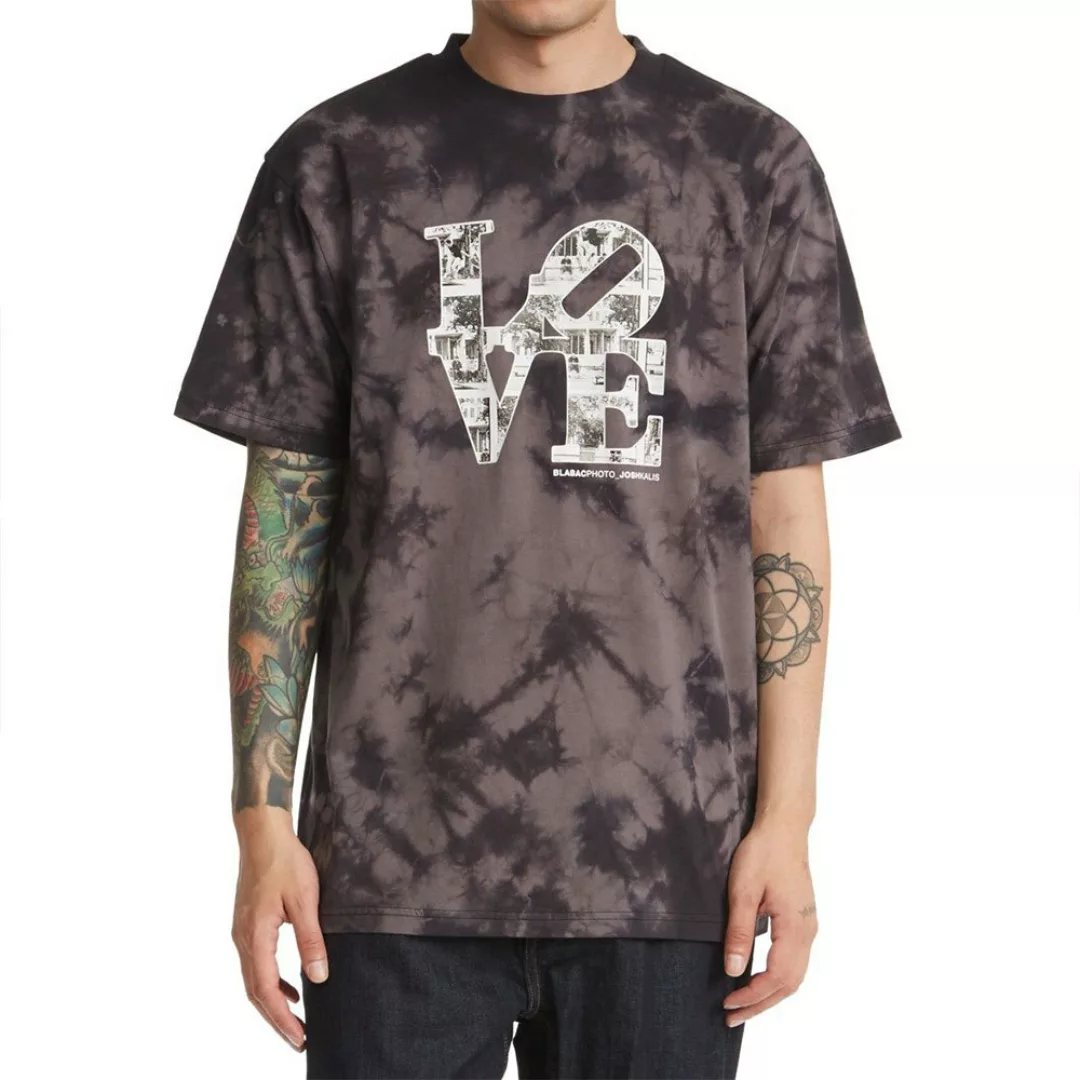 Dc Shoes Blabac Josh Kalis Kurzärmeliges T-shirt XS Black / Castlerock Blot günstig online kaufen