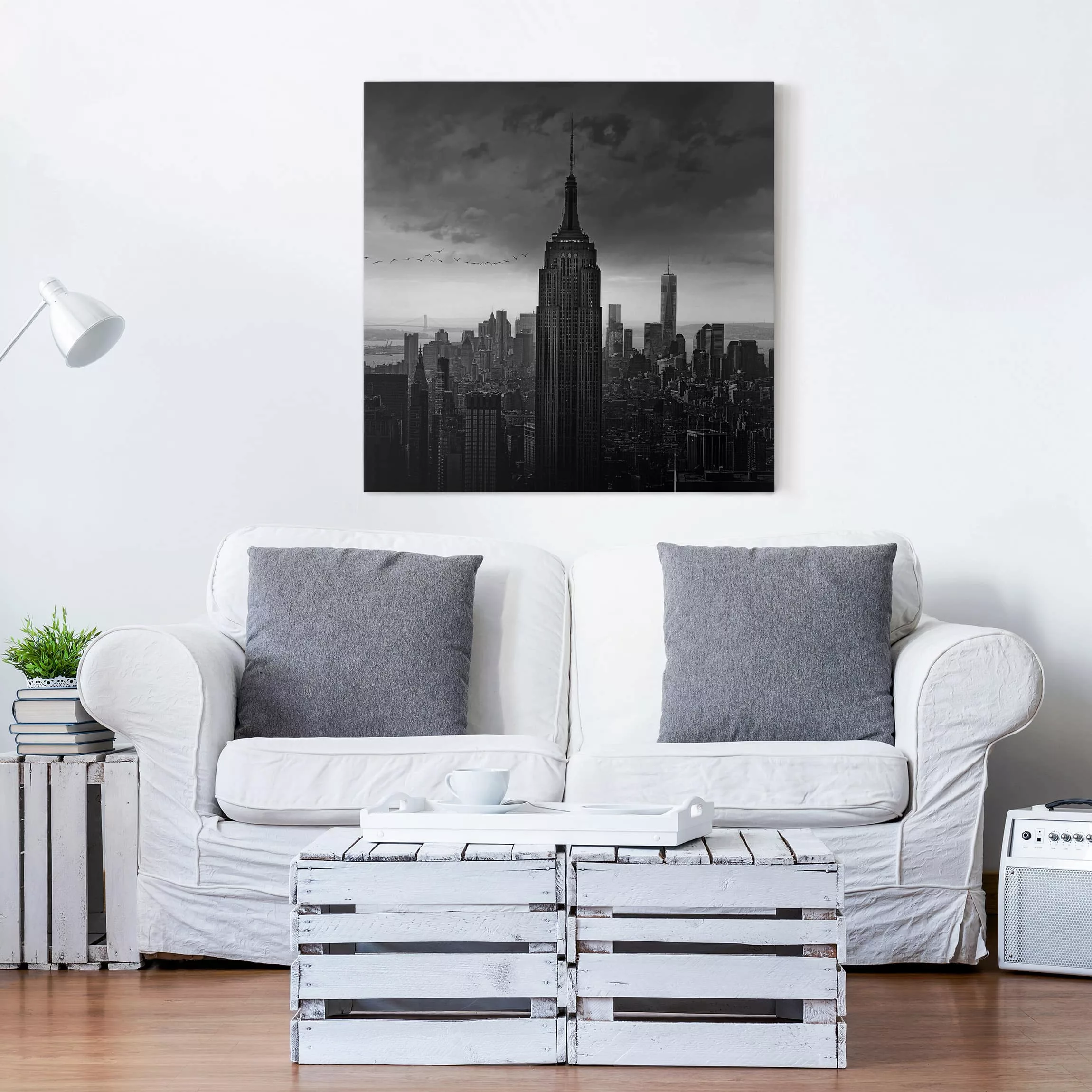 Leinwandbild New York - Quadrat New York Rockefeller View günstig online kaufen