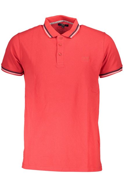 Cavalli Class Poloshirt Herren Kurzarm-Poloshirt Rot mit Stickerei & günstig online kaufen