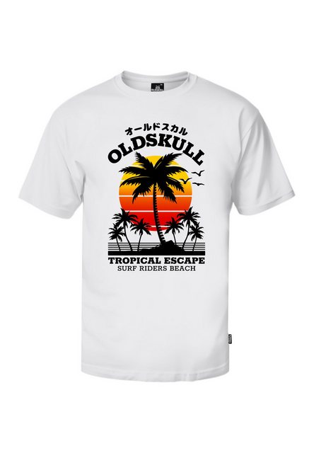 Oldskull T-Shirt Wrldvibe Palmtee Logo Graphic günstig online kaufen