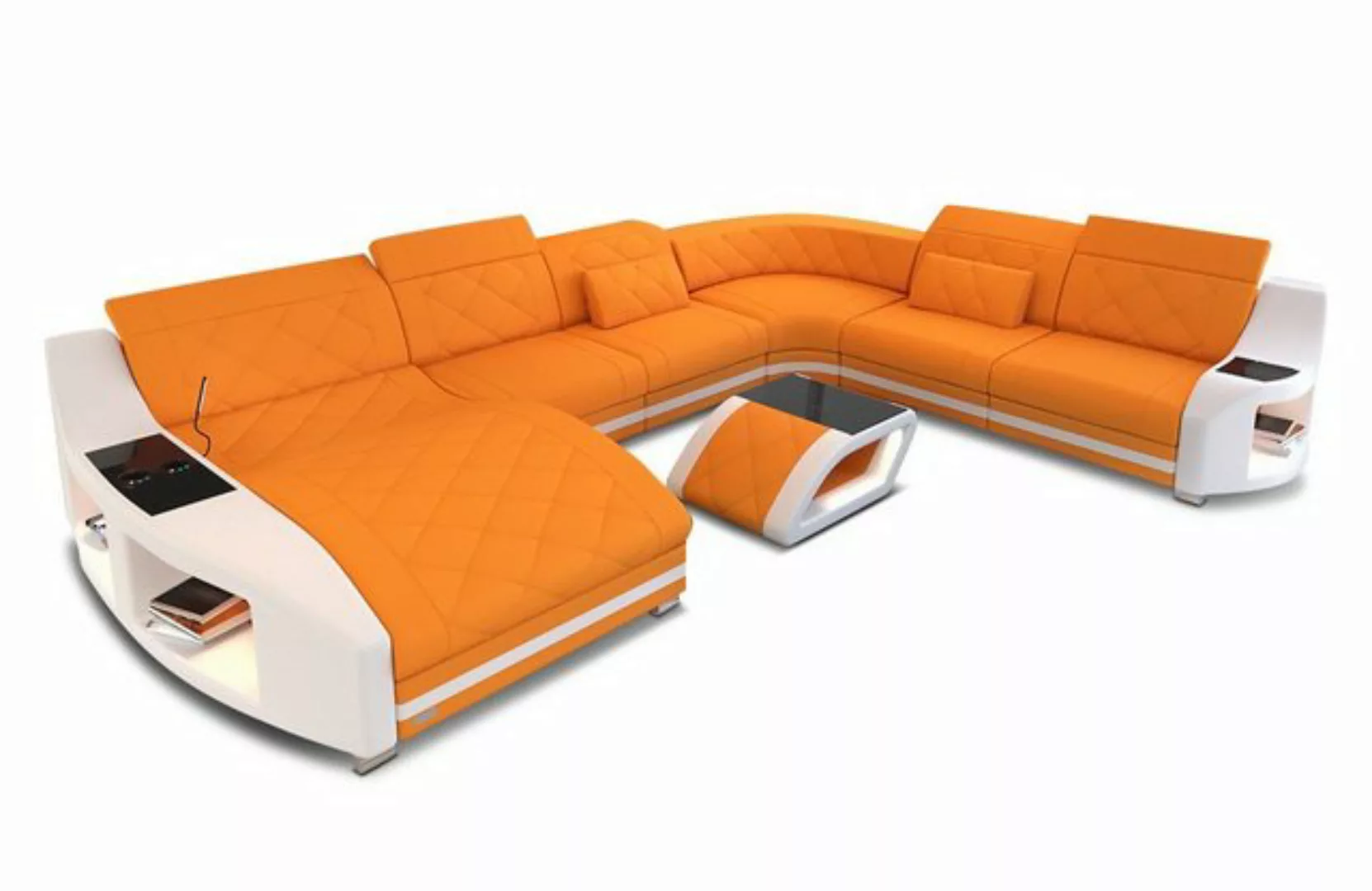 Sofa Dreams Wohnlandschaft Designersofa Polsterstoff Sofa Swing XXL M Mikro günstig online kaufen