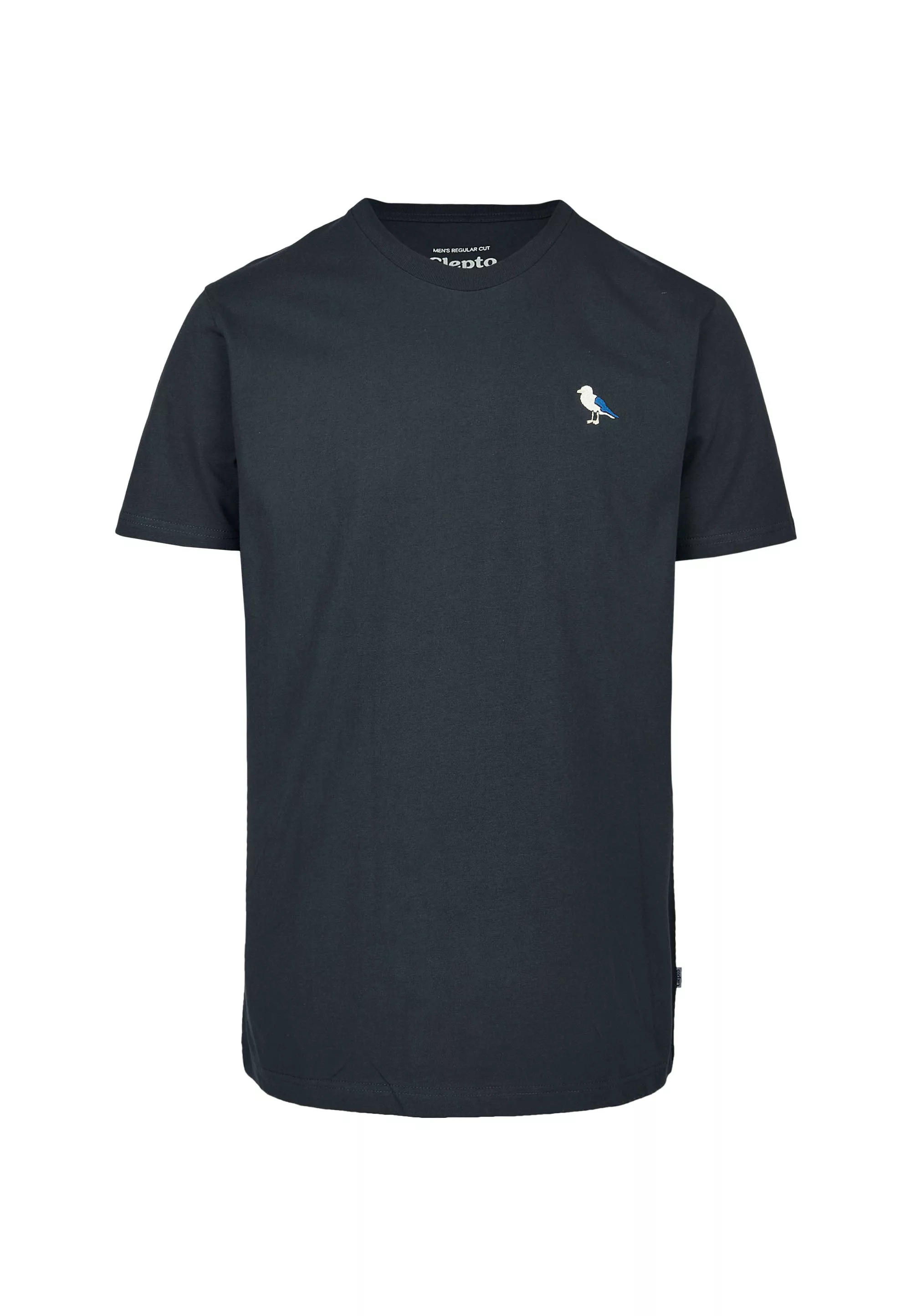 Cleptomanicx T-Shirt "Embro Gull", mit Gull-Stickerei günstig online kaufen