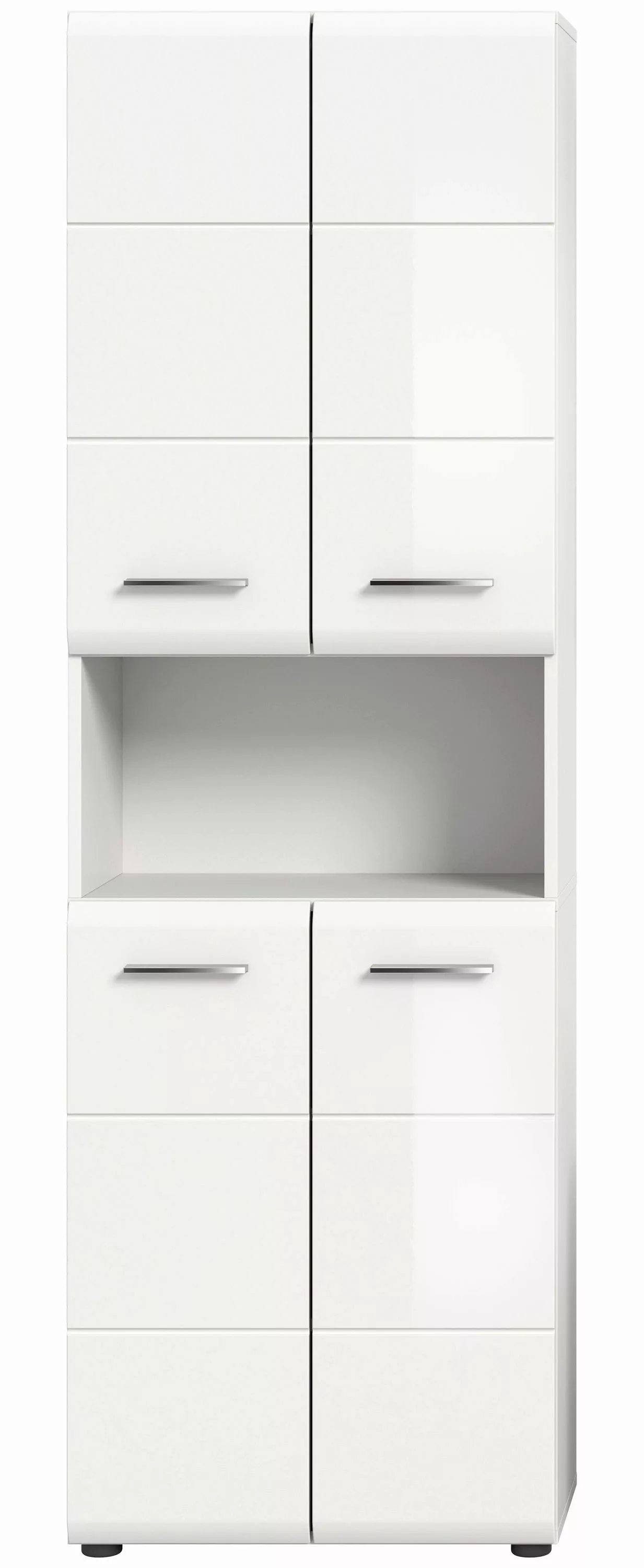 xonox.home Hochschrank Ice Weiß Hochglanz Melamin günstig online kaufen