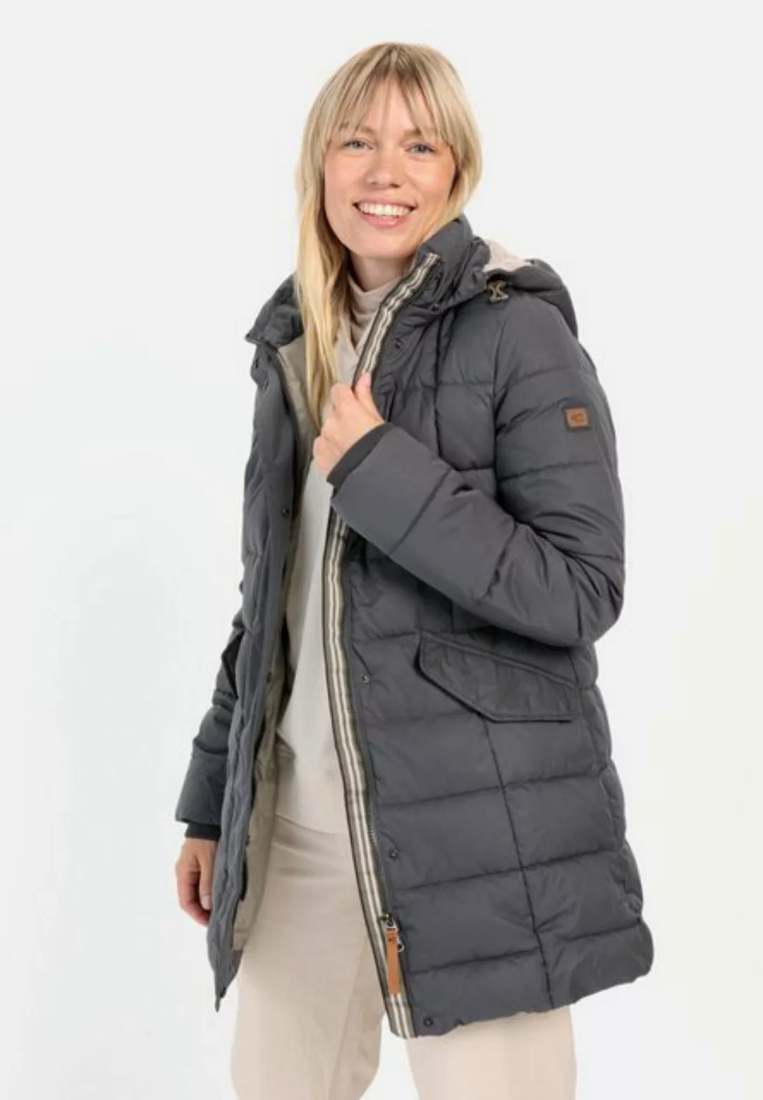 camel active Winterjacke mit abnehmbarer Kapuze günstig online kaufen