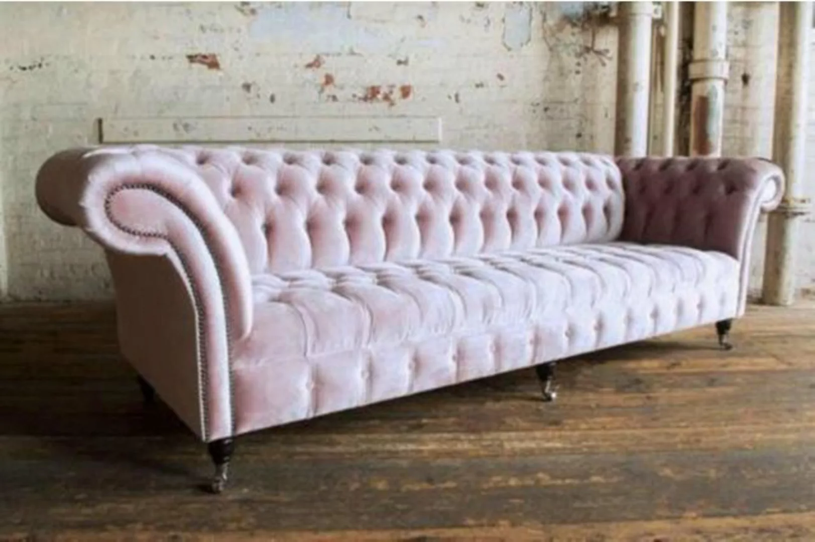 JVmoebel Chesterfield-Sofa, Design Sofa 4 Sitzer Couch Polster Luxus Klassi günstig online kaufen