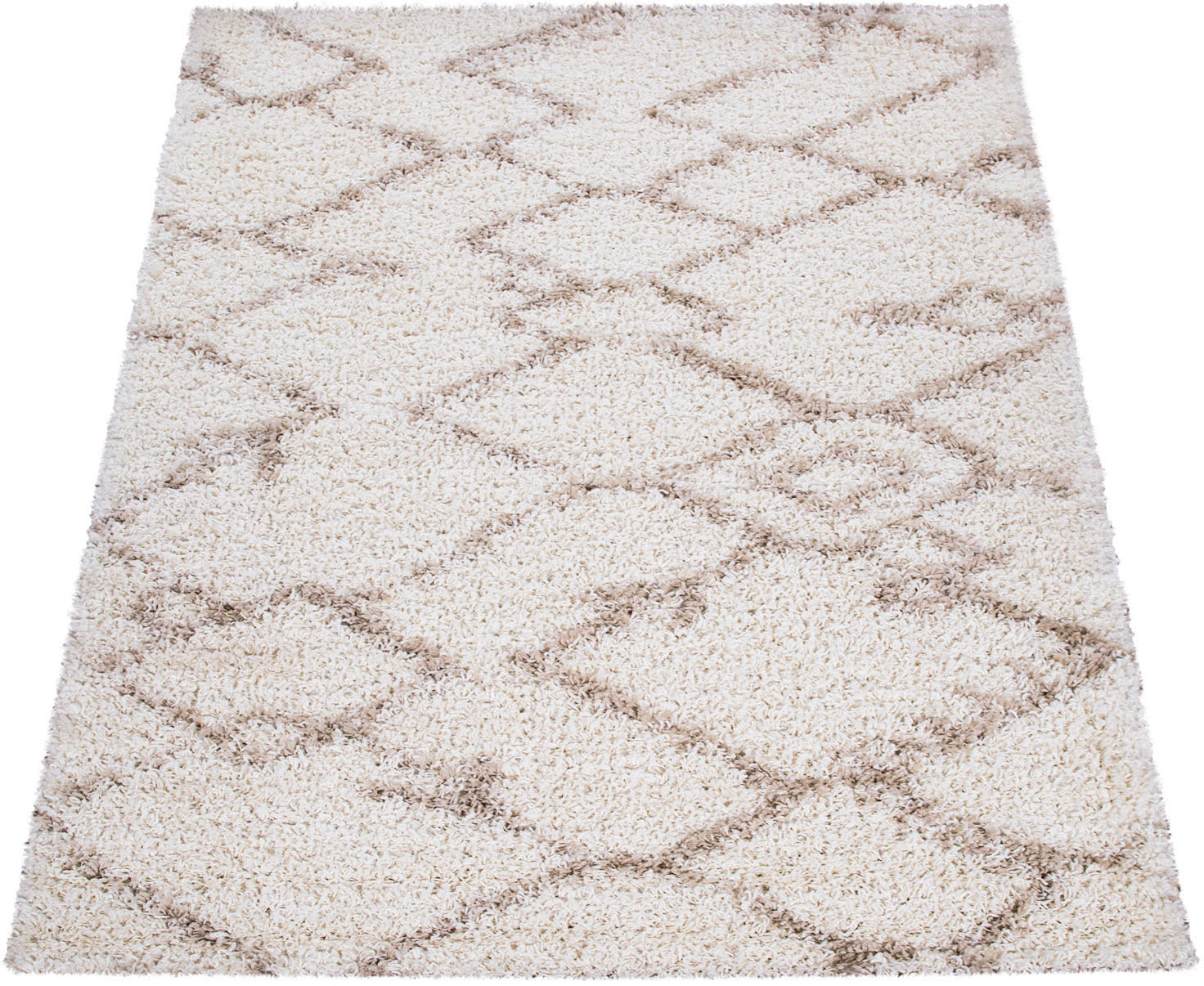 Paco Home Hochflor-Teppich »Kalmar 447«, rechteckig, Shaggy, Scandi Design, günstig online kaufen