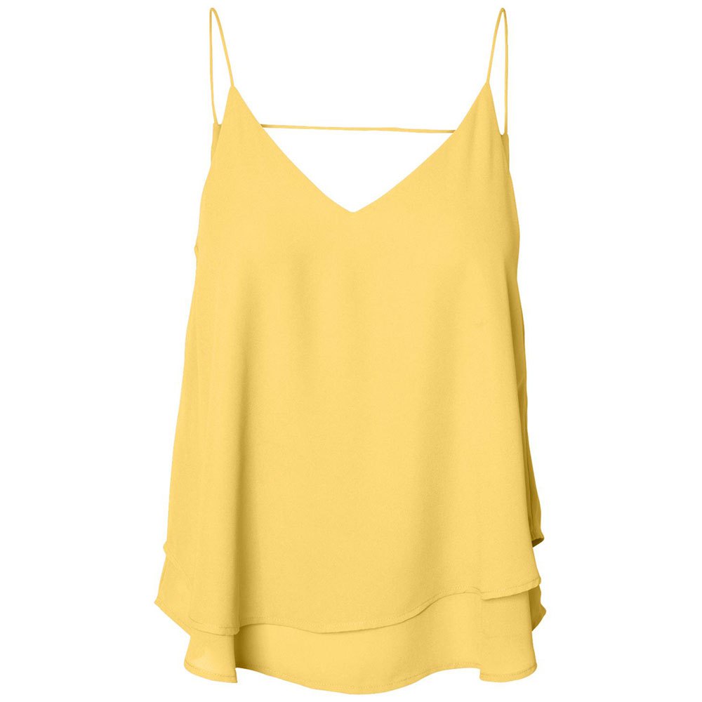 Pieces Bodil Slip Ärmelloses T-shirt XS Lemon Drop günstig online kaufen