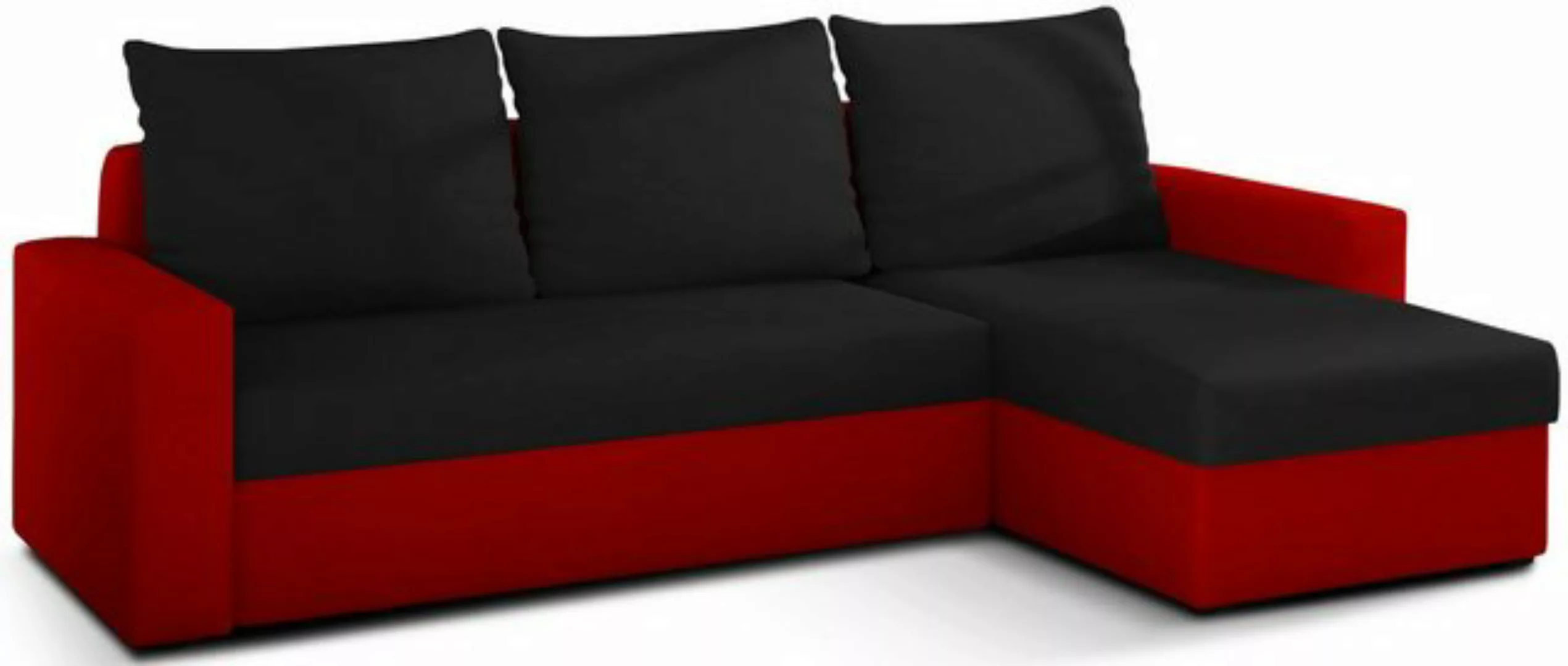 DB-Möbel Ecksofa "SIMPLE" Bester Preis vom Hersteller, Ecksofa mit Schlaffu günstig online kaufen