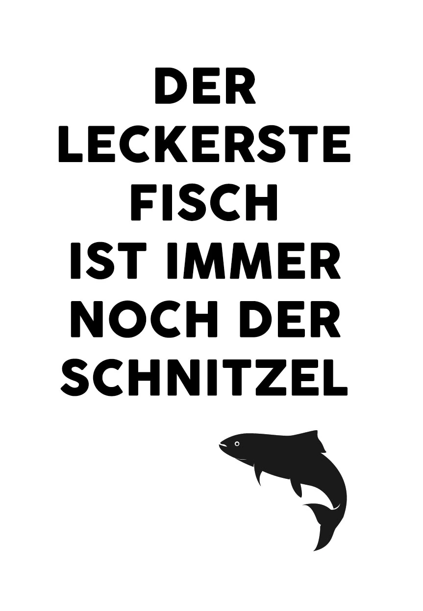 queence Wanddekoobjekt "Fisch", Stahlschild, Blechschild, Spruch, Witzig, W günstig online kaufen