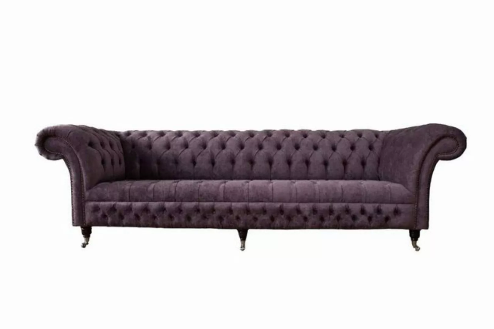 JVmoebel Chesterfield-Sofa, Sofa 4 Sitzer Klassisch Design Chesterfield Woh günstig online kaufen