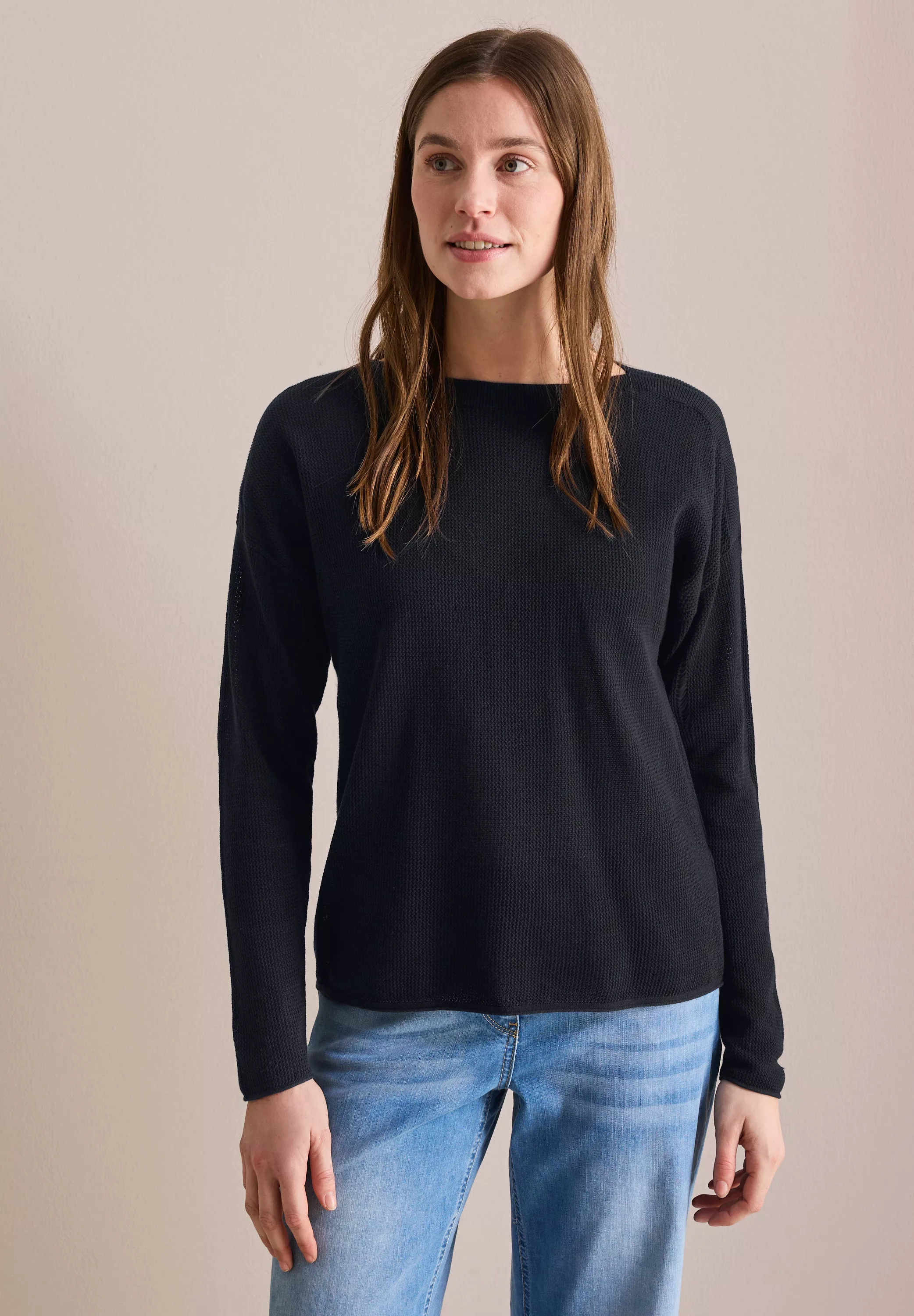 Cecil Strickpullover, im soften Baumwoll-Mix günstig online kaufen