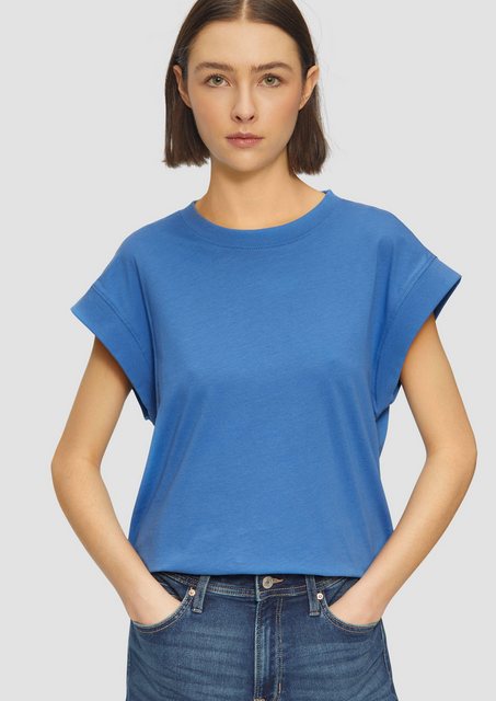 s.Oliver Shirttop T-Shirt im Relaxed Fit mit überschnittenen Schultern günstig online kaufen