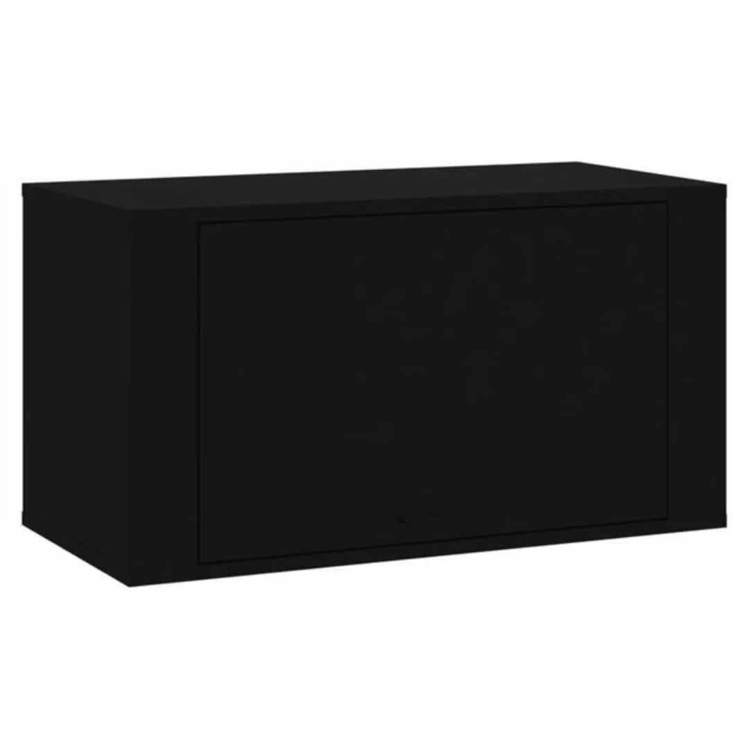 vidaXL Schuhschrank Wand-Schuhschrank Schwarz 70x35x38 cm Spanplatte günstig online kaufen