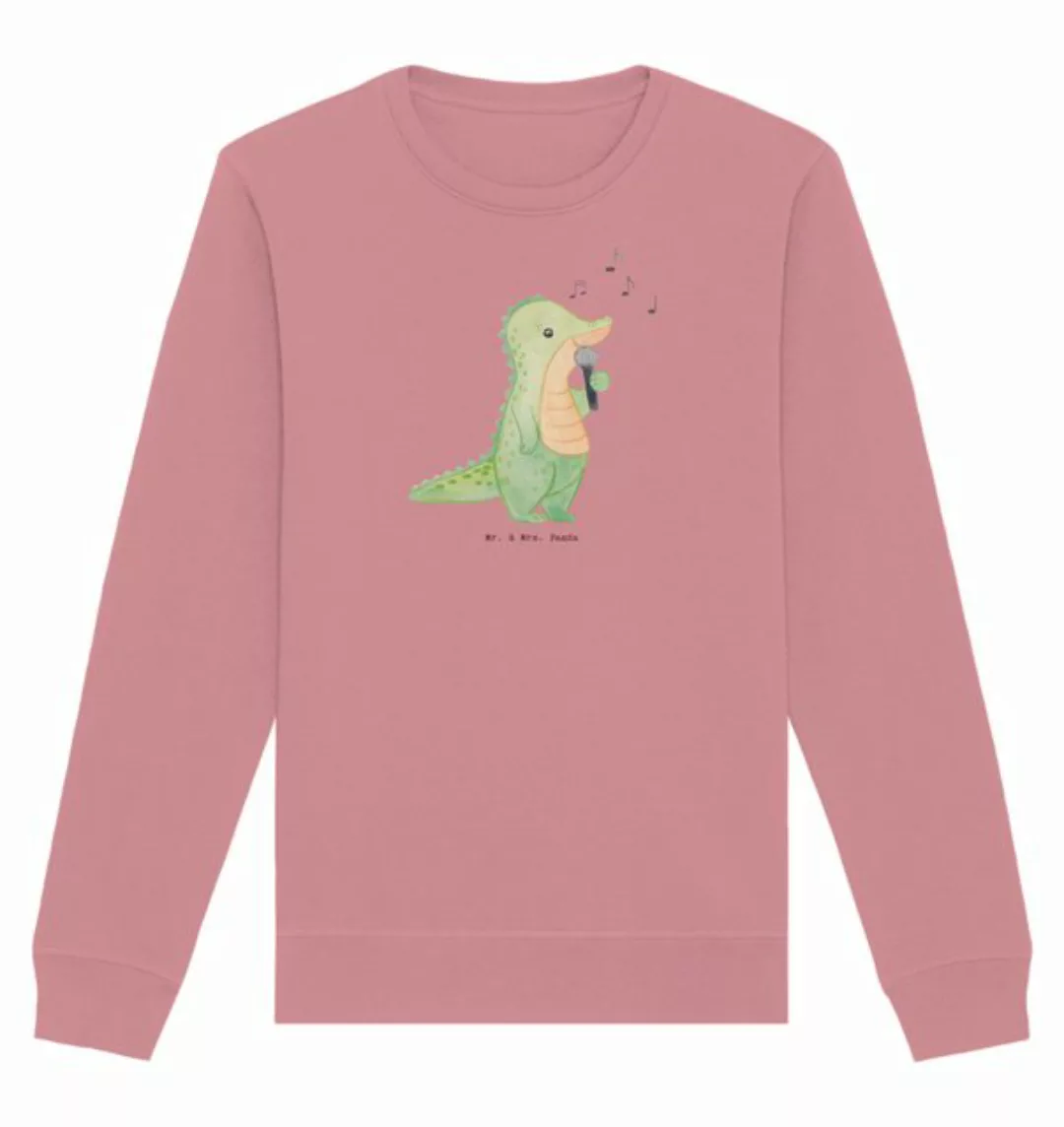 Mr. & Mrs. Panda Longpullover Größe L Krokodil Singen - Canyon Pink - Gesch günstig online kaufen