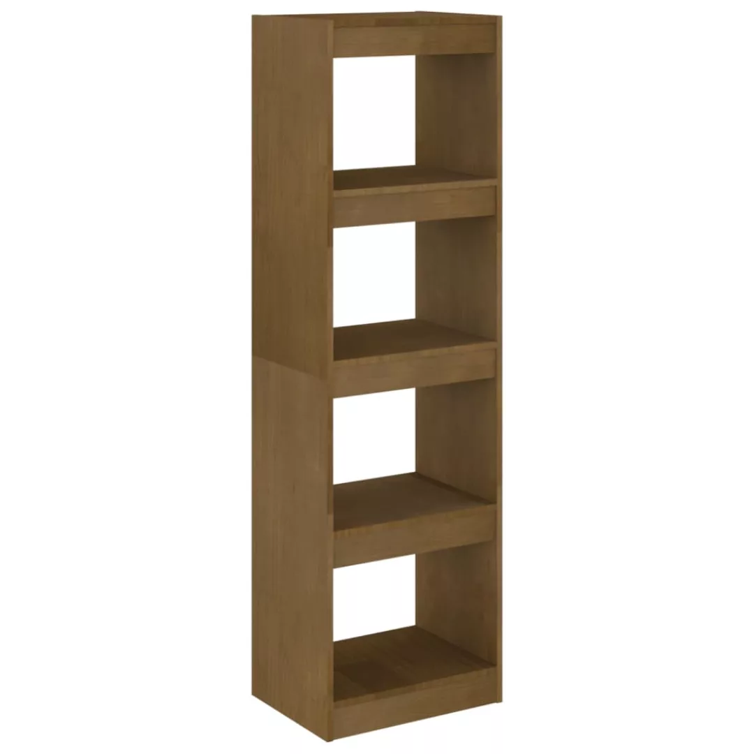 Bücherregal Raumteiler 40x30x135,5 Cm Massivholz Kiefer günstig online kaufen