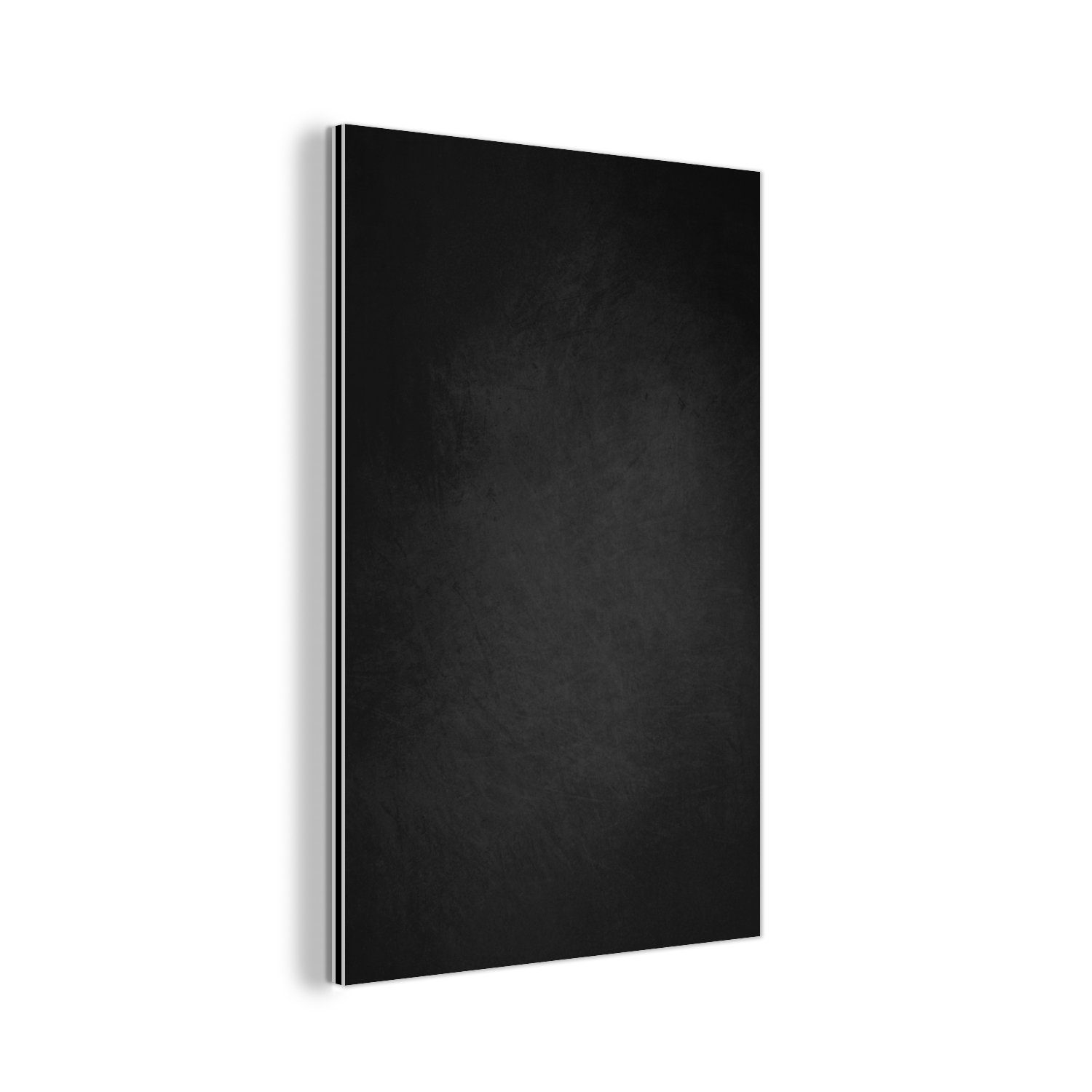 MuchoWow Metallbild Beton - Schwarz - günstig online kaufen