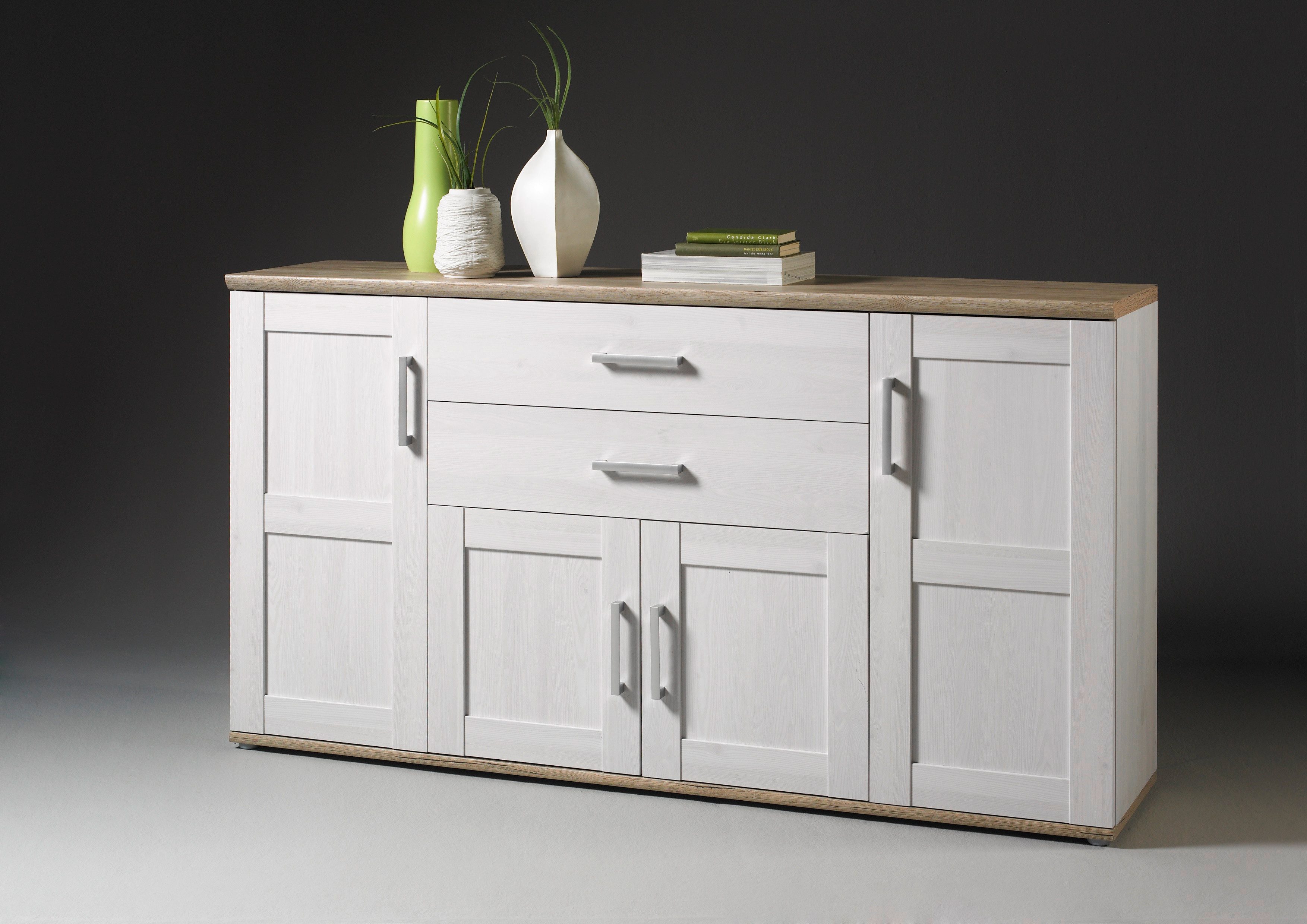 HBZ Sideboard "Romance im Landhaustil, Wohnzimmerschrank BxHxT 186x100x46 c günstig online kaufen
