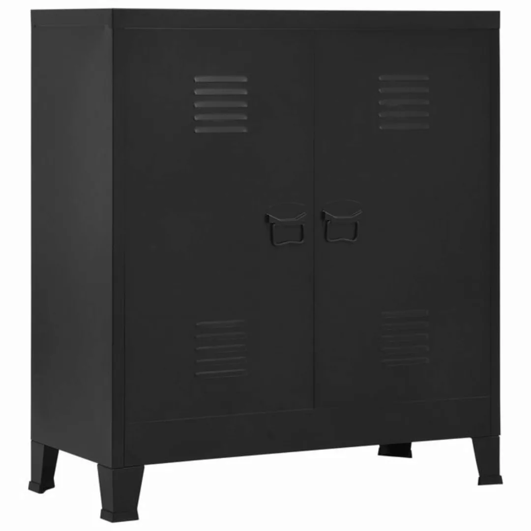 vidaXL Aktenschrank Aktenschrank Industriell Schwarz 9040100 cm Stahl günstig online kaufen