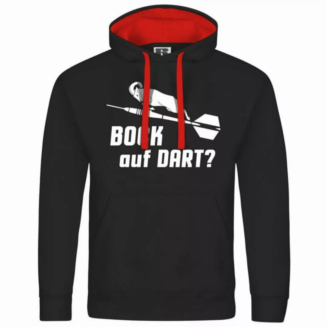 deinshirt Kapuzenpullover Herren Kapuzenpullover Bock auf Dart Mit Print Mo günstig online kaufen