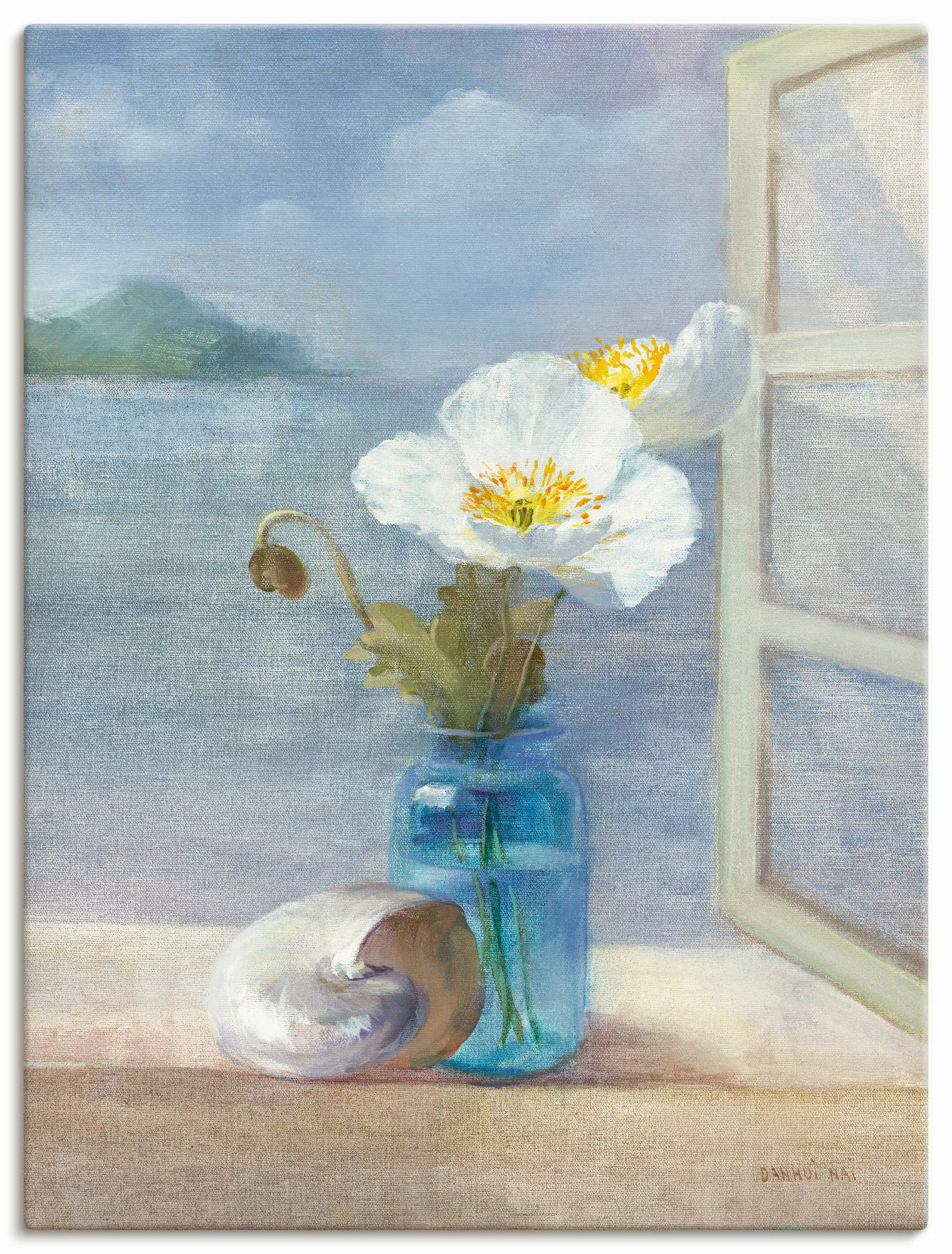 Artland Wandbild »Küsten Blumen II«, Arrangements, (1 St.), als Leinwandbil günstig online kaufen